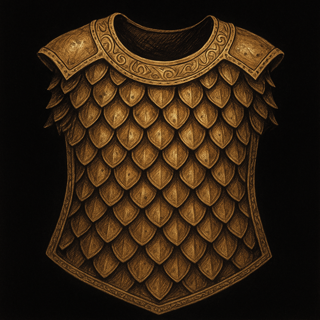 Brass Dragon Scale Mail