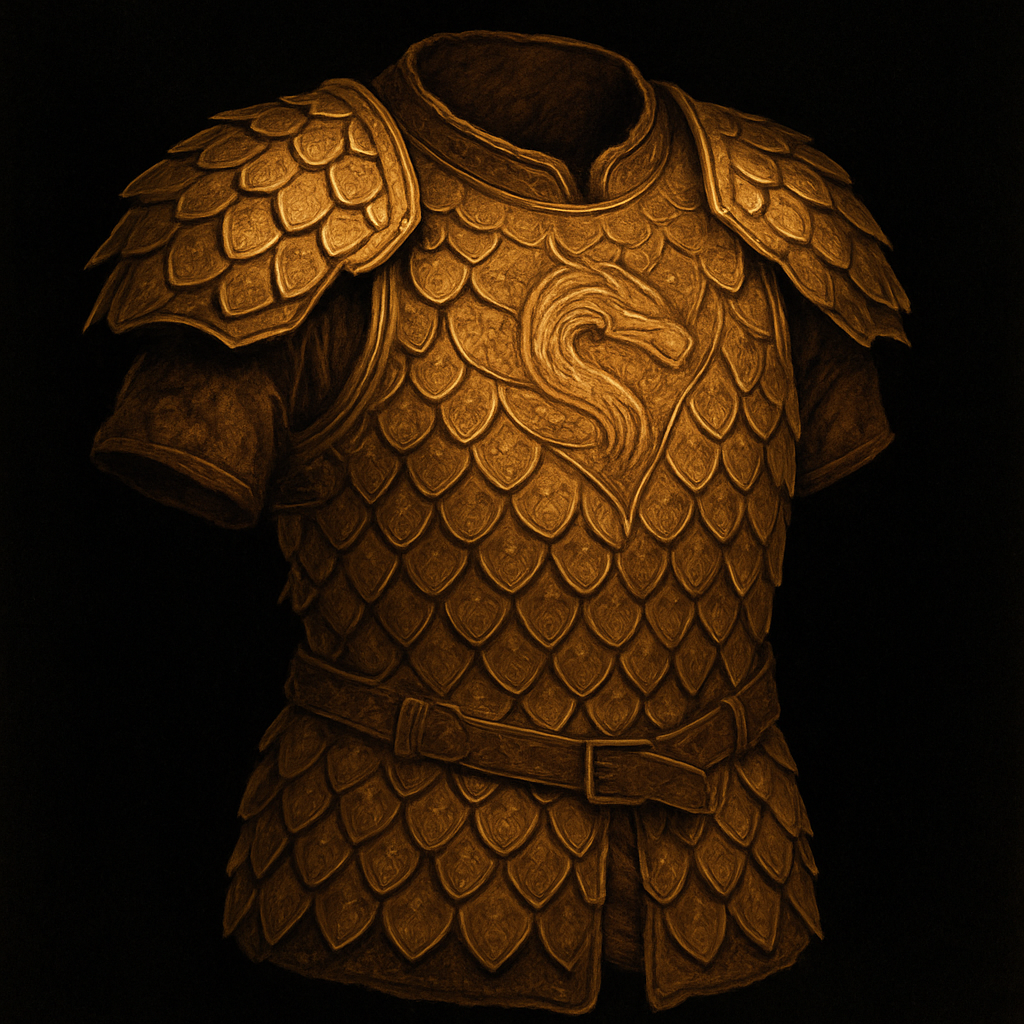 Gold Dragon Scale Mail