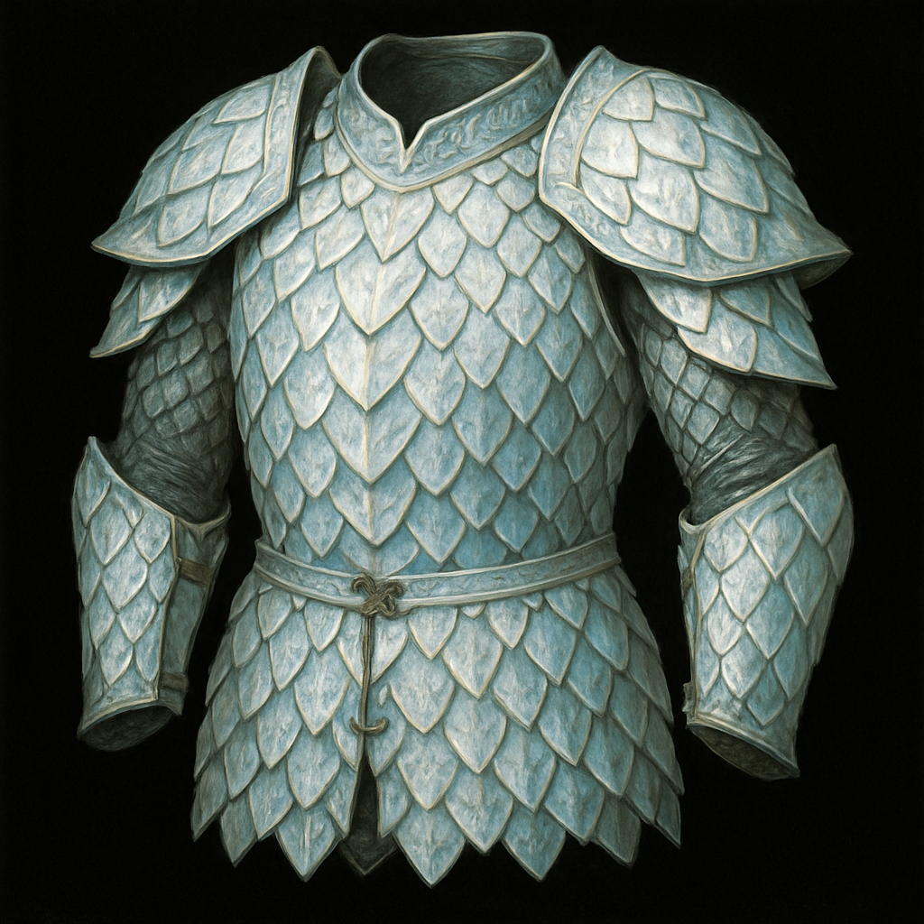 White Dragon Scale Mail