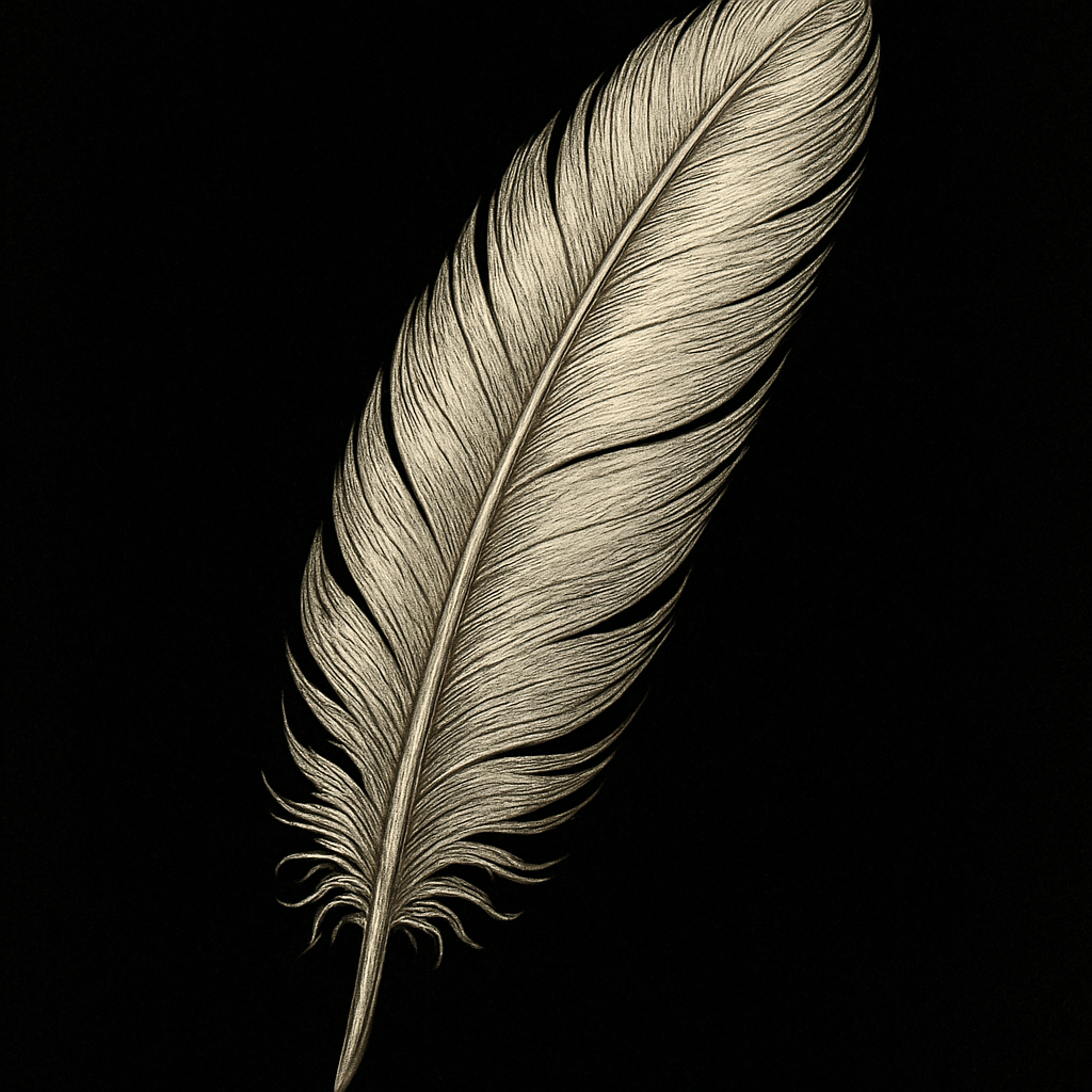 Swan Boat Feather Token