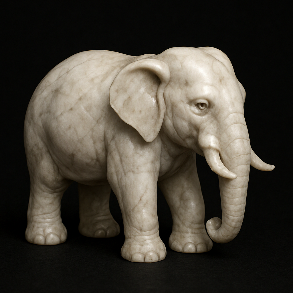 Marble Elephant Figurine of Wondrous Power